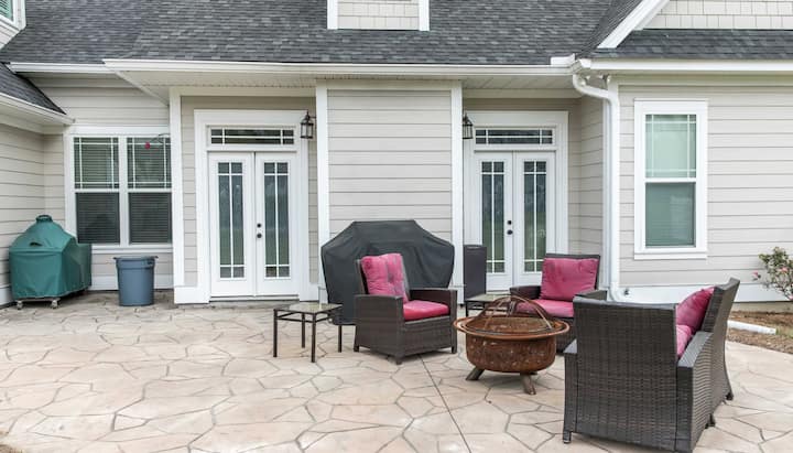 Expert in Beautiful Stamped Concrete Patio in Durham